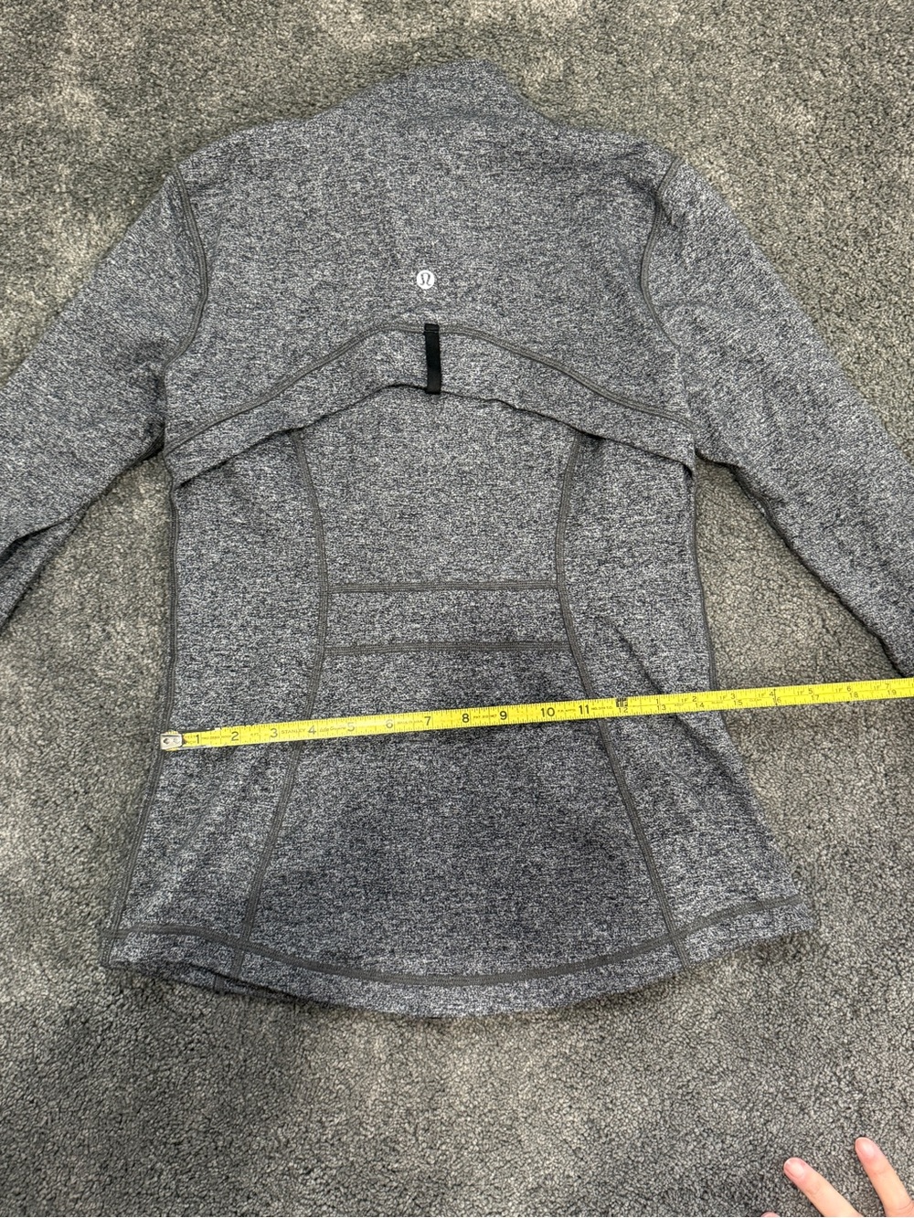 lululemon athletica Gray Marled Full-Zip Jacket - Picture 5 of 5